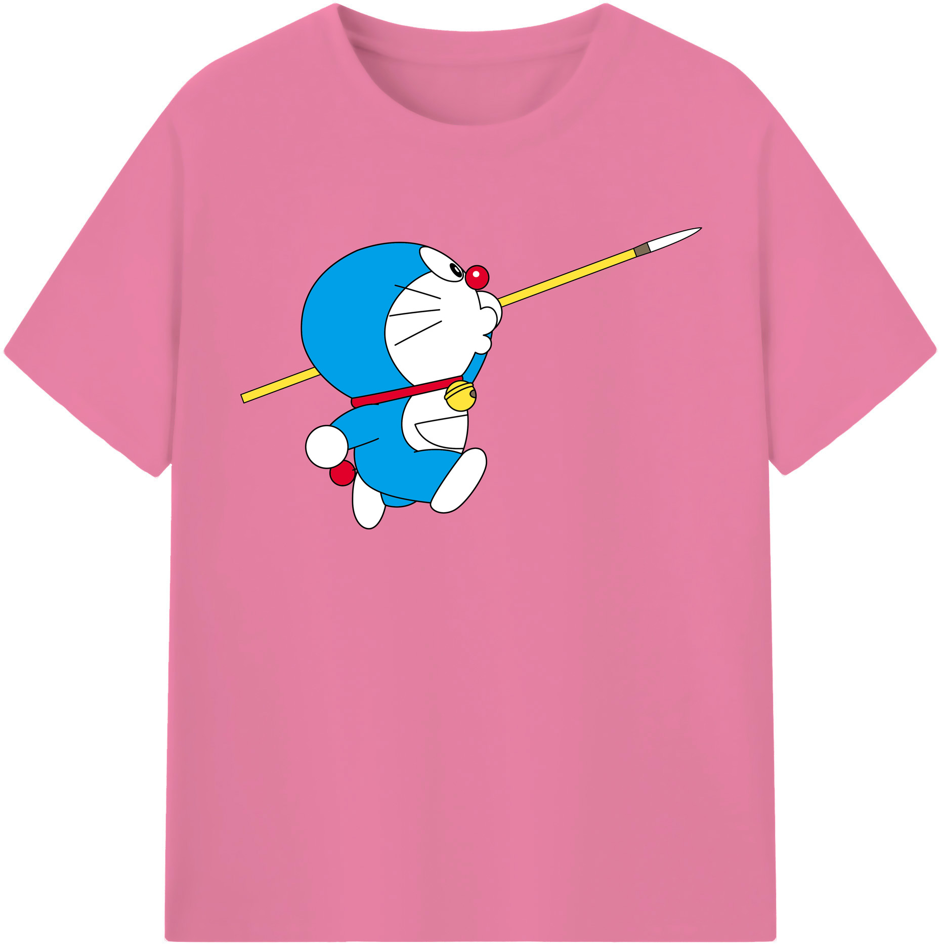 （画像用） ドラえもん Doraemon 綿100％半袖Tシャツ（フロントプリント）
